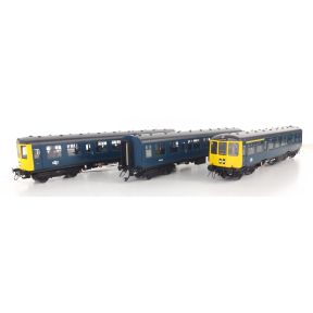 Heljan 1453 OO Gauge Class 104 3 Car DMU BR Blue