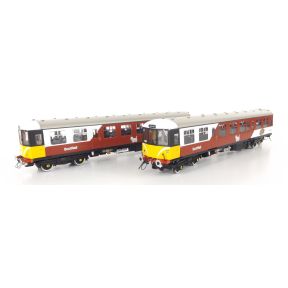 Heljan 1456 OO Gauge Class 104 2 Car DMU Scotrail Mexican Bean