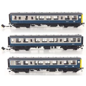 Heljan 1457 OO Gauge Class 104 3 Car DMU BR Blue & Grey