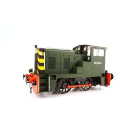 Heljan 2872 O Gauge Class 02 0-4-0 Shunter 02004 BR Green Weathered