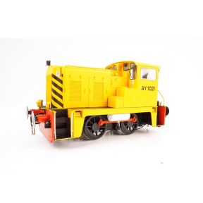 Heljan 2875 O Gauge Class 02 0-4-0 Shunter Industrial Yellow With Wasp Stripes