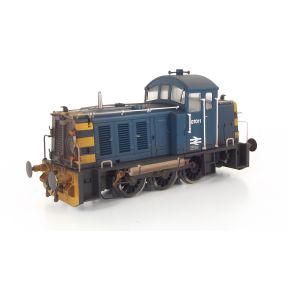 Heljan 2918 OO Gauge Class 07 Shunter 07011 BR Blue Weathered