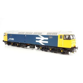 Heljan 47213 OO Gauge Class 47 47450 BR Blue Large Logo DCC Sound Fitted