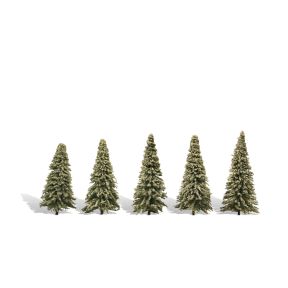 Woodland Scenics TR3566 Blue Needle Tree Pack Of 5