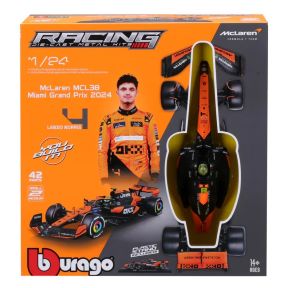 Bburago B18-28504 Mclaren MCL38 Miami Grand Prix Car Metal Kit Lando Norris