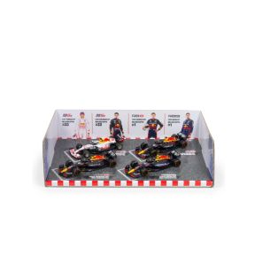 Bburago 18-38092 Red Bull racing Max Verstappen 4 pack Champion Set of cars