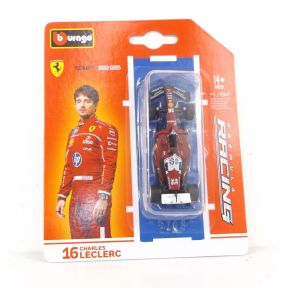 Bburago 18-60163L No.16 Charles Leclerc Ferrari SF25 2025 Season Diecast Model
