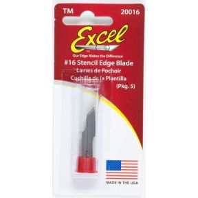 Excel 20016 No.16 Stencil Edge Blade Pack Of 5