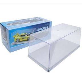 Display Case with Silver Base 1:24th Scale