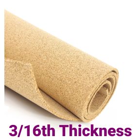Roll Of Cork 3/16th Inch Thick (36' x 24' Roll)