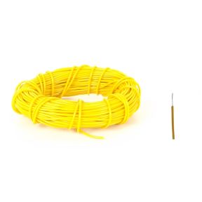 CMC 207Y10 Electrical Wire Yellow 10 Meters
