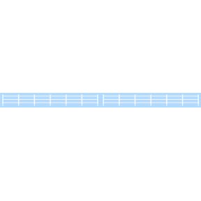 Ratio 216 N Gauge Lineside Fencing White