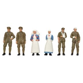 Bachmann 36-409 OO Gauge WW1 Medical Staff and Soldiers
