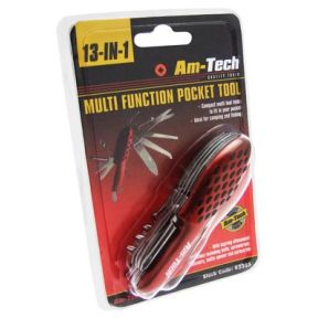 Am Tech R2355 13-in-1 multi function pocket tool