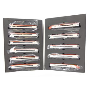 Revolution Trains 2501E-SH N Gauge Class 390 Pendolino 390151 'Virgin Ambassador' 11 Car Set DCC Sound Fitted
