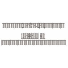 Ratio 280 N Gauge Modern Palisade Fencing With Gates