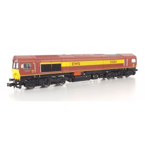 Dapol 2D-005-006-SH N Gauge Class 59 59201 'Vale Of York' EWS DCC Sound Fitted