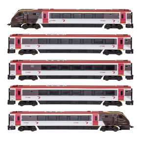 Dapol 2D-023-003 N Gauge Class 221 Voyager 221136 5 Car DMU Cross Country Trains