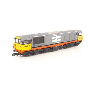 Dapol 2D-058-002 N Gauge Class 58 58020 'Doncaster Works' Railfreight Red Stripe Revised