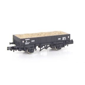 Dapol 2F-060-015 N Gauge Grampus Ballast Wagon BR Black DB985834