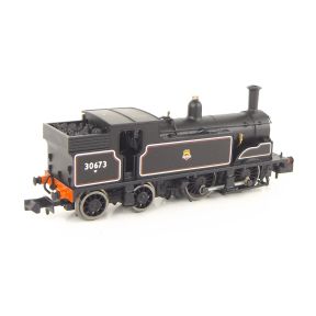 Dapol 2S-016-010 N Gauge SR M7 0-4-4 Tank 30673 BR Black Early Crest