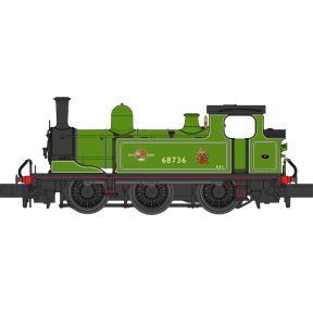 Dapol 2S-022-007 N Gauge LNER J72 0-6-0 68736 BR Apple Green Late Crest