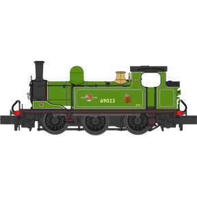 Dapol 2S-022-008 N Gauge LNER J72 0-6-0 68736 BR Apple Green NER And Late Crest As Preserved