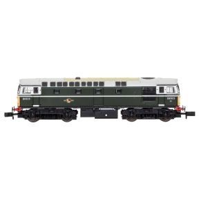Dapol 2D-001-010 N Gauge Class 33 D6523 BR Green Small Yellow Panels