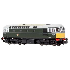 Dapol 2D-001-010 N Gauge Class 33 D6523 BR Green Small Yellow Panels