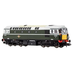 Dapol 2D-001-024 N Gauge Class 33/1 D6580 BR Green Small Yellow Panels