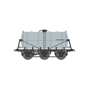 Dapol 2F-031-027 N Gauge 6 Wheel Milk Tanker United Creameries Silver W2002