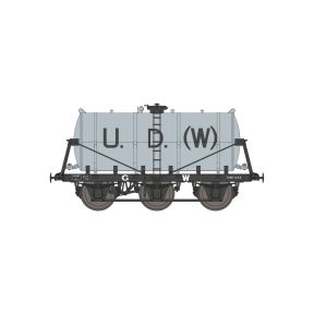 Dapol 2F-031-030 N Gauge 6 Wheel Milk Tanker United Dairies Wholesale UDW No.2011