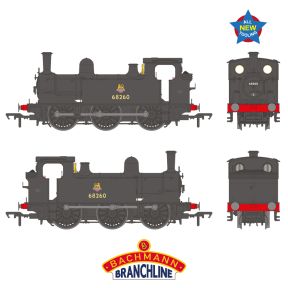 Bachmann 31-069 OO Gauge NER E J71 0-6-0 Tank 68260 BR Black Early Emblem