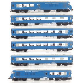 Bachmann 31-255DC-SH OO Gauge Midland Pullman Nanking Blue 6 Car Set