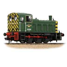 Bachmann 31-364B OO Gauge Class 03 D2099 BR Green Wasp Stripes Weathered