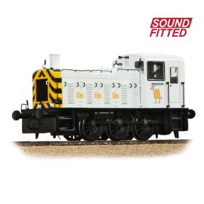 Bachmann 31-369SF OO Gauge Class 03 Ex D2054 British Industrial Sand White DCC Sound Fitted