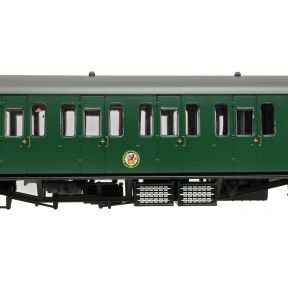 Bachmann 31-393 OO Gauge Class 414 2 HAP 2 Car EMU 6079 BR Green Small Yellow Panels