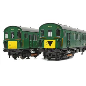 Bachmann 31-393 OO Gauge Class 414 2 HAP 2 Car EMU 6079 BR Green Small Yellow Panels