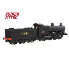 Bachmann 31-483SF OO Gauge LNWR G2 0-8-0 9446 LMS Black DCC Sound Fitted