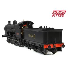 Bachmann 31-483SF OO Gauge LNWR G2 0-8-0 9446 LMS Black DCC Sound Fitted