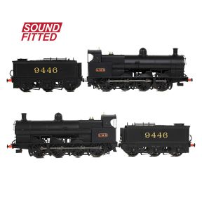 Bachmann 31-483SF OO Gauge LNWR G2 0-8-0 9446 LMS Black DCC Sound Fitted