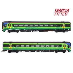 Bachmann 31-516ASF OO Gauge Class 158 2 Car DMU 158856 Central Trains DCC Sound Fitted
