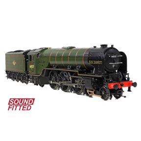 Bachmann 31-528BSF OO Gauge LNER Peppercorn A2 4-6-2 60527 'Sun Chariot' BR Green Late Crest DCC Sound Fitted