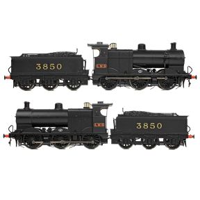 Bachmann 31-885 OO Gauge MR 3835 4F 0-6-0 3850 LMS Black MR Numerals Johnson-Deeley Tender