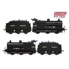 Bachmann 31-886SF OO Gauge MR 3835 4F 0-6-0 43892 BR Black British Railways Fowler Tender DCC Sound Fitted
