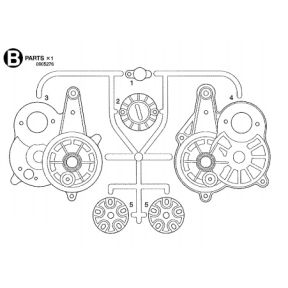 Tamiya 0005276 Rear Axle Housing