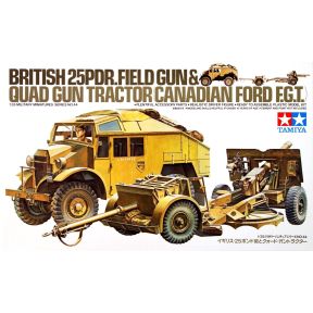 Tamiya 35044 British 25 pounder & Quad Tractor Plastic Kit