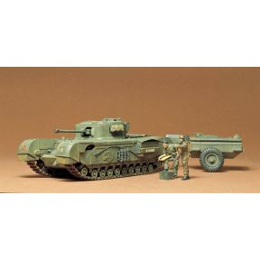 Tamiya 35100 Churchill Crocodile Flamethrower Tank Plastic Kit