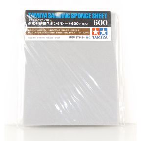 Tamiya 87148 Sanding Sponge Sheet 600 Grit