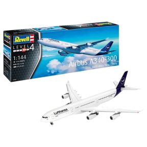 Revell 03803 Airbus A340-300 Lufthansa New Livery Plastic Kit